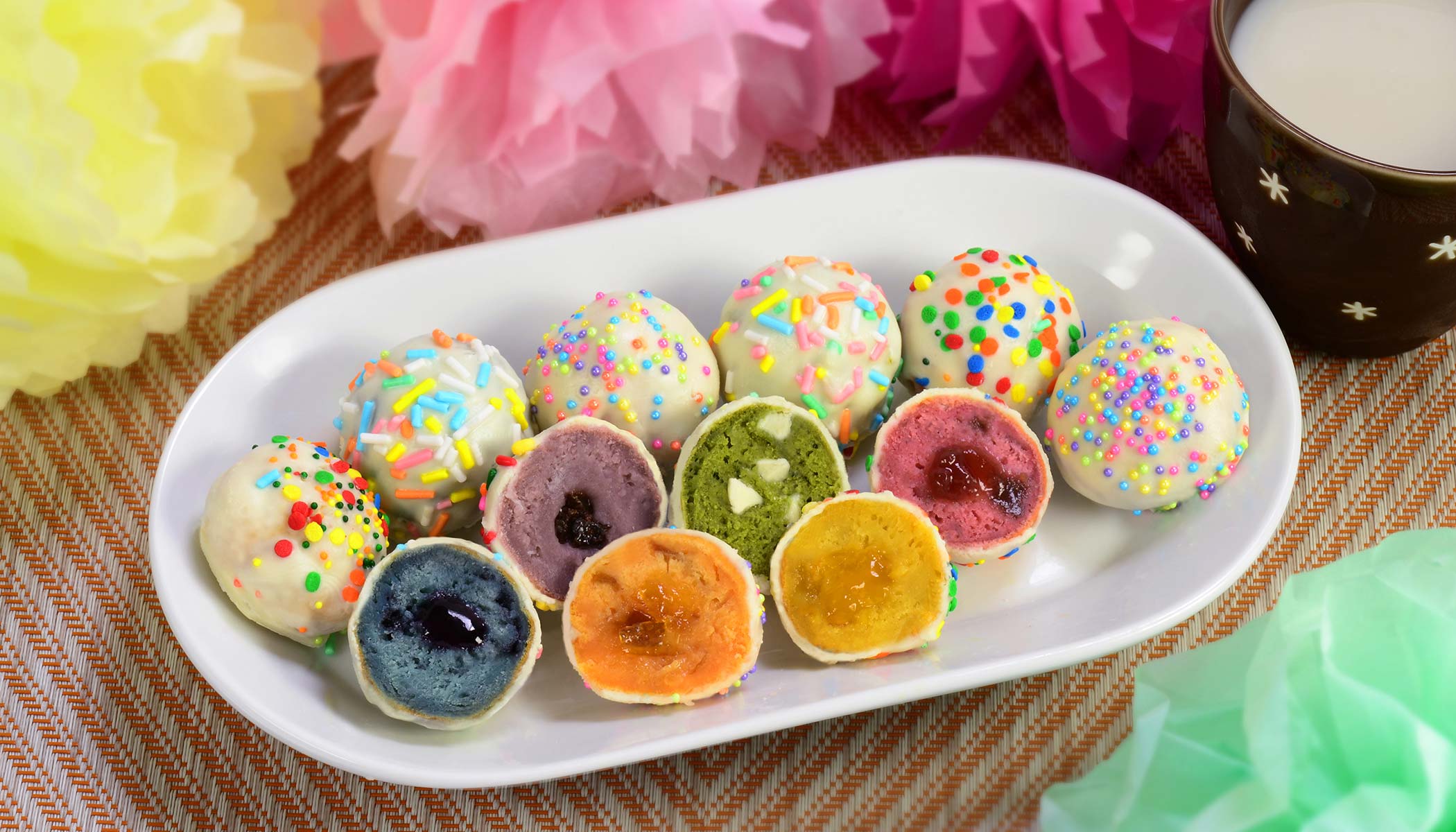 Zojirushi Recipe – Rainbow Cake Goodies