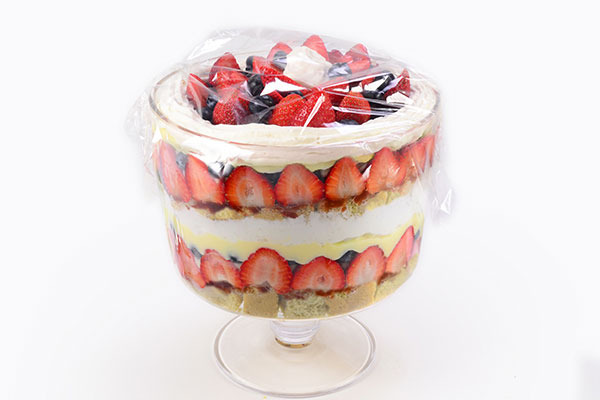 
              Layered Trifle Tower Step 8
      	