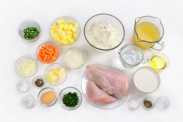 
            	Cozy Chicken Pot Pie  Ingredients
      	