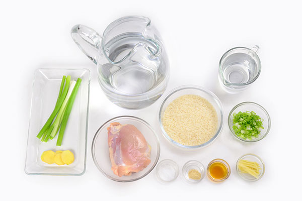 
            	Soothing Chicken Congee  Ingredients
      	