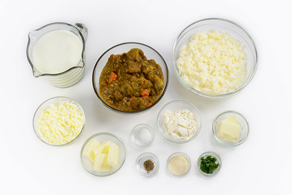 
            	Japanese Style Curry <i>Doria</i>  Ingredients
      	