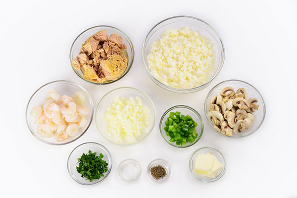 
            	Tuna Seafood Pilaf  Ingredients
      	