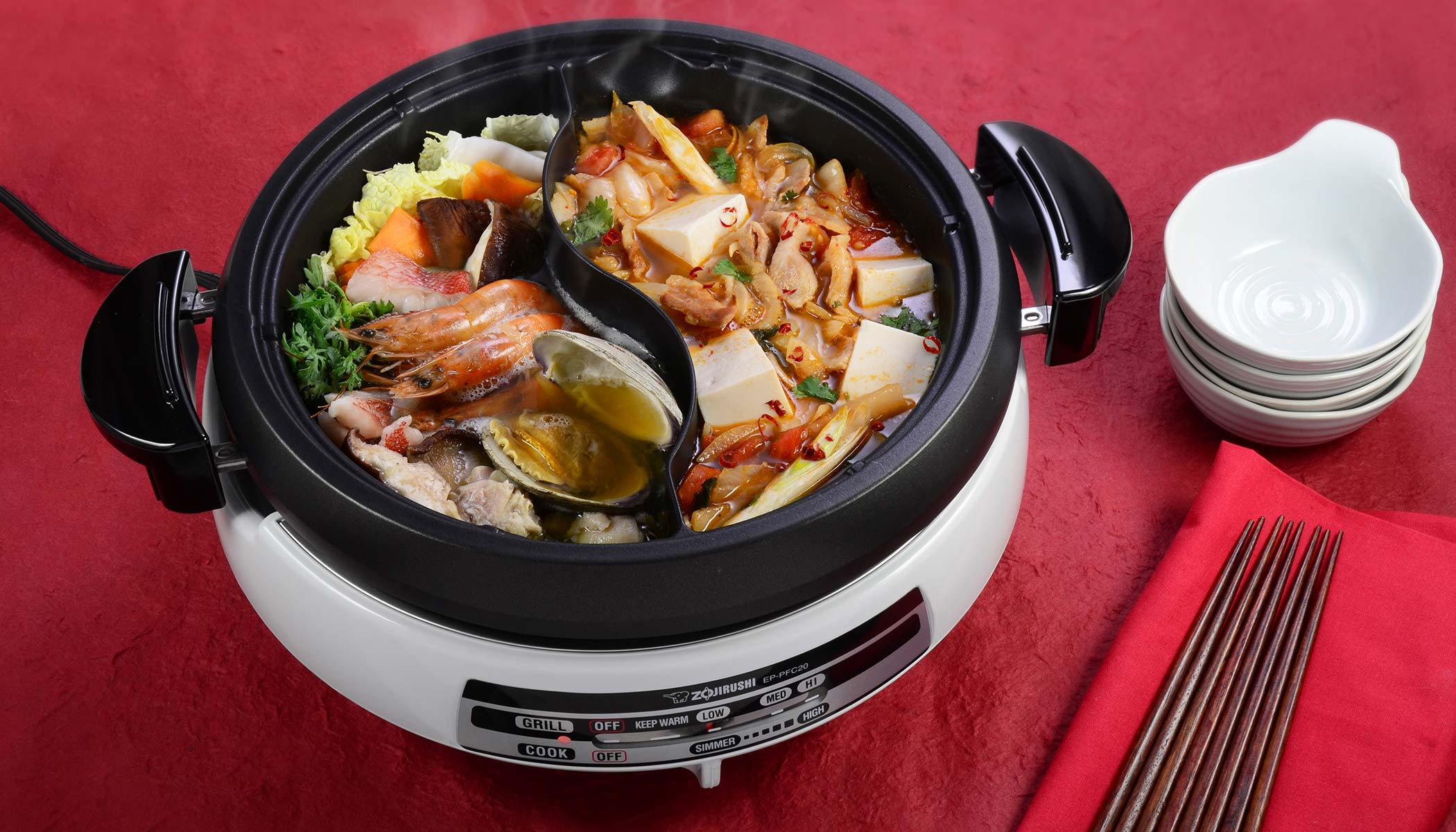 Zojirushi Recipe – <i>Yin Yang</i> Hot Pot: <i>Kimchi</i> Hot Pot