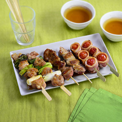 Zojirushi Recipe – Mixed <i>Yakitori</i>  Skewers