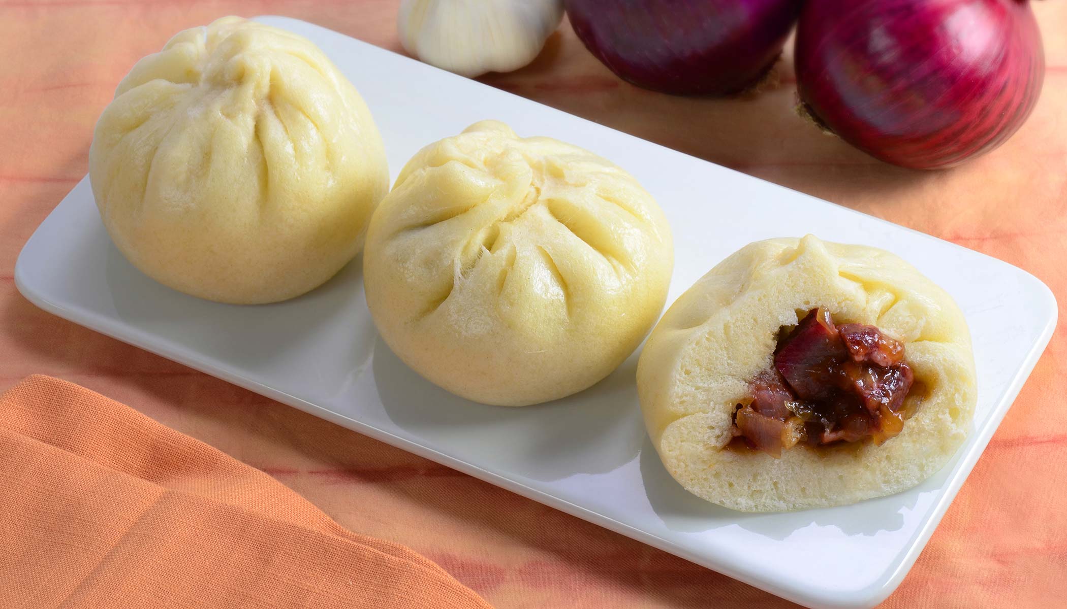 Zojirushi Recipe – <i>Char Siu Bao</i> (Steamed BBQ Pork Buns)