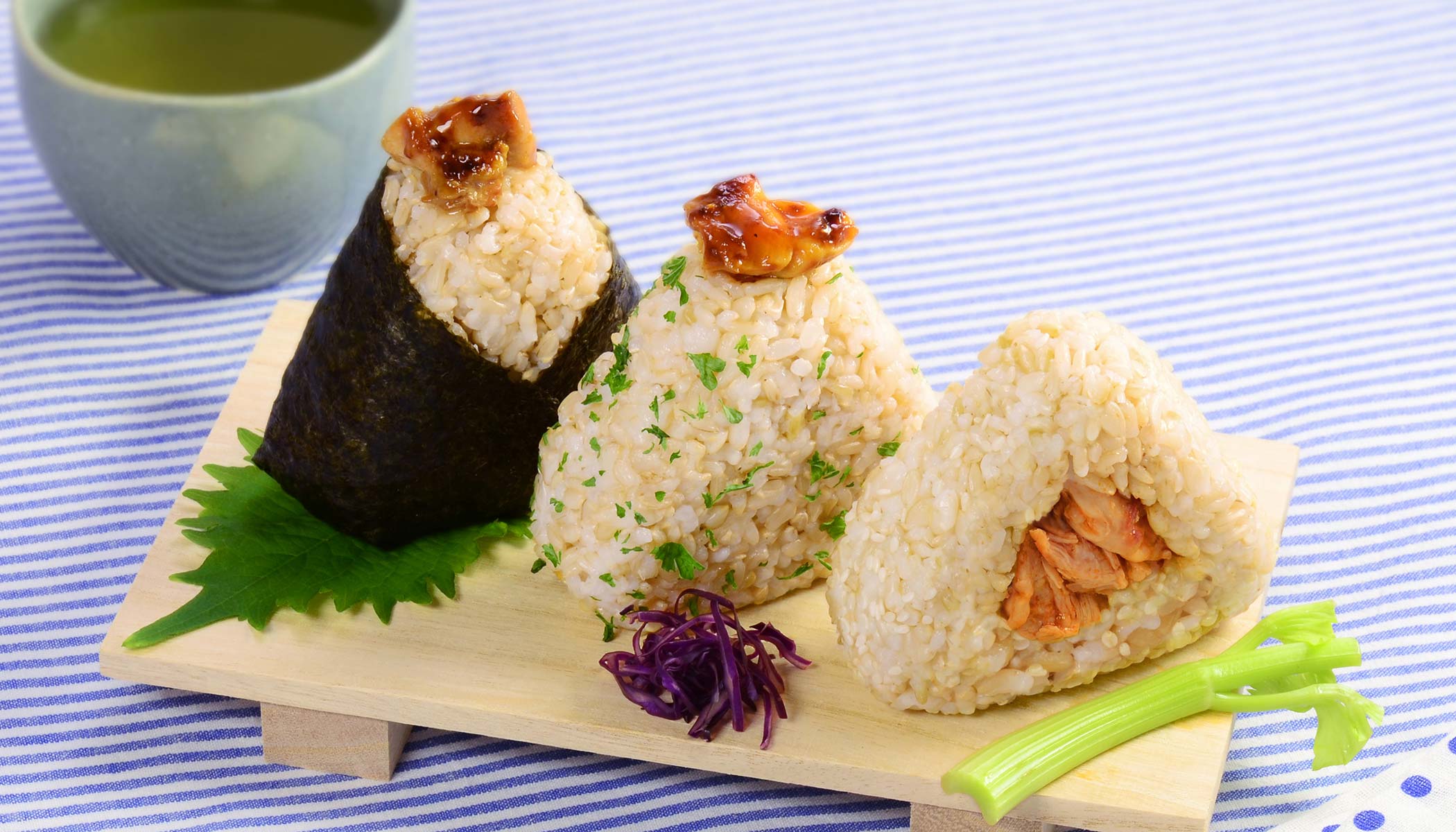 Zojirushi Recipe – Triple Flavor Chicken <i>Onigiri</i>