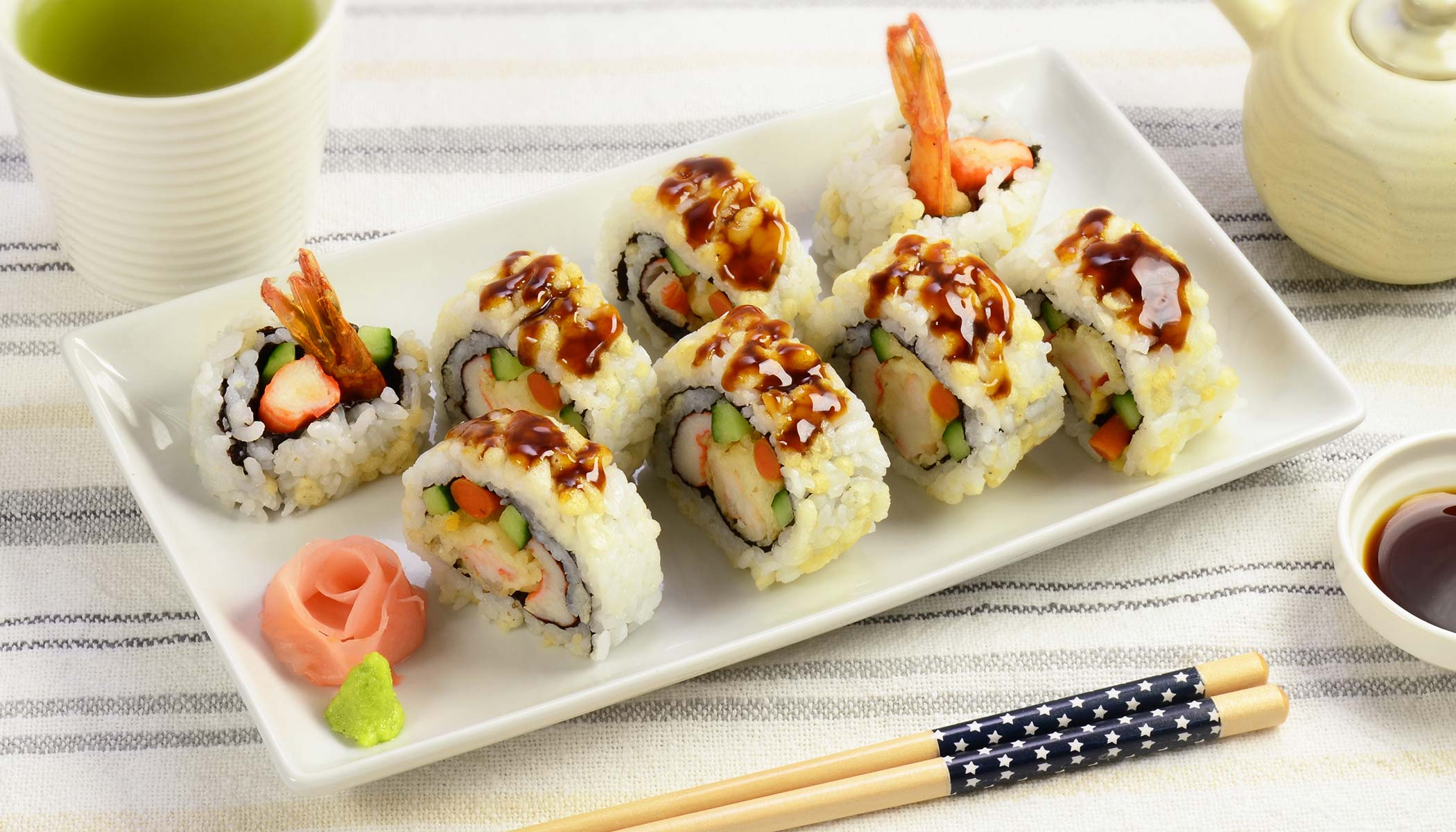 Zojirushi Recipe – Shrimp <i>Tempura</i> Roll