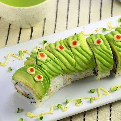 Zojirushi Recipe – Caterpillar Roll