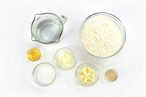 Salt Free White Bread  Ingredients