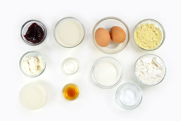 
            	Sweet and Fluffy Bouchée  Ingredients
      	