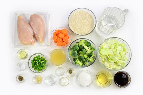 
            	Teriyaki Chicken Bowl  Ingredients
      	