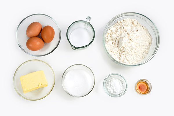 Pound Cake  Ingredients