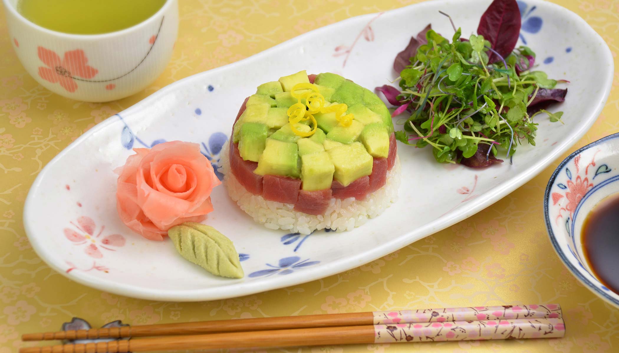 Zojirushi Recipe – Tuna & Avocado Tower