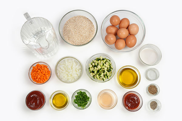 
            	Quinoa Omelete  Ingredients
      	