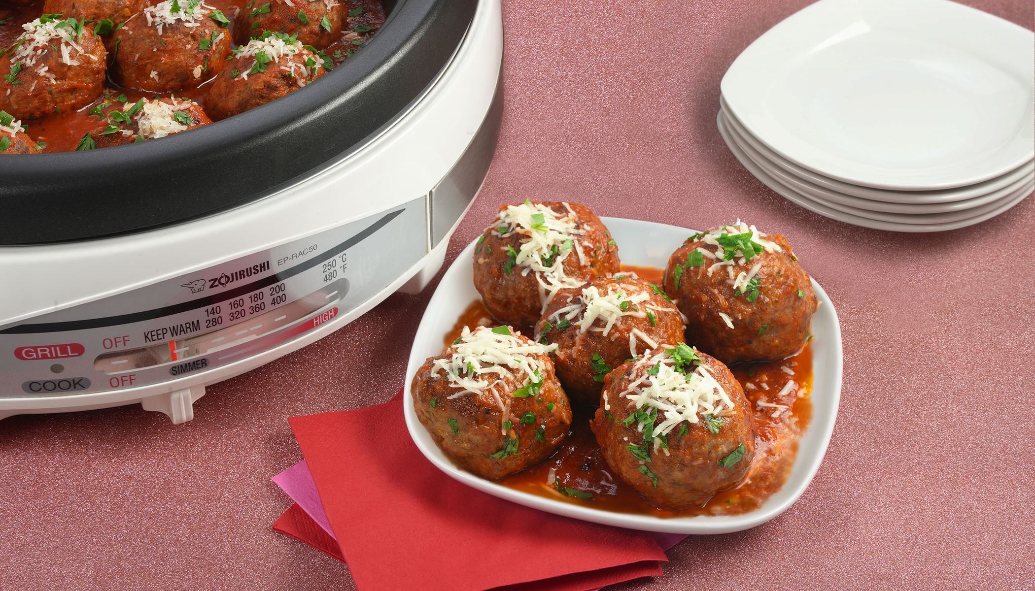 Zojirushi Recipe – Saucy Meatball Marinara