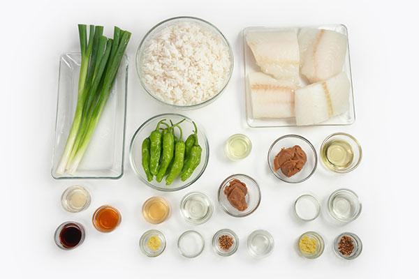
            	Spicy <i>Miso</i> Fish Bowl  Ingredients
      	