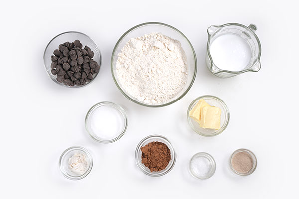 
            	Chocolate Tear and Share Bread  Ingredients
      	
