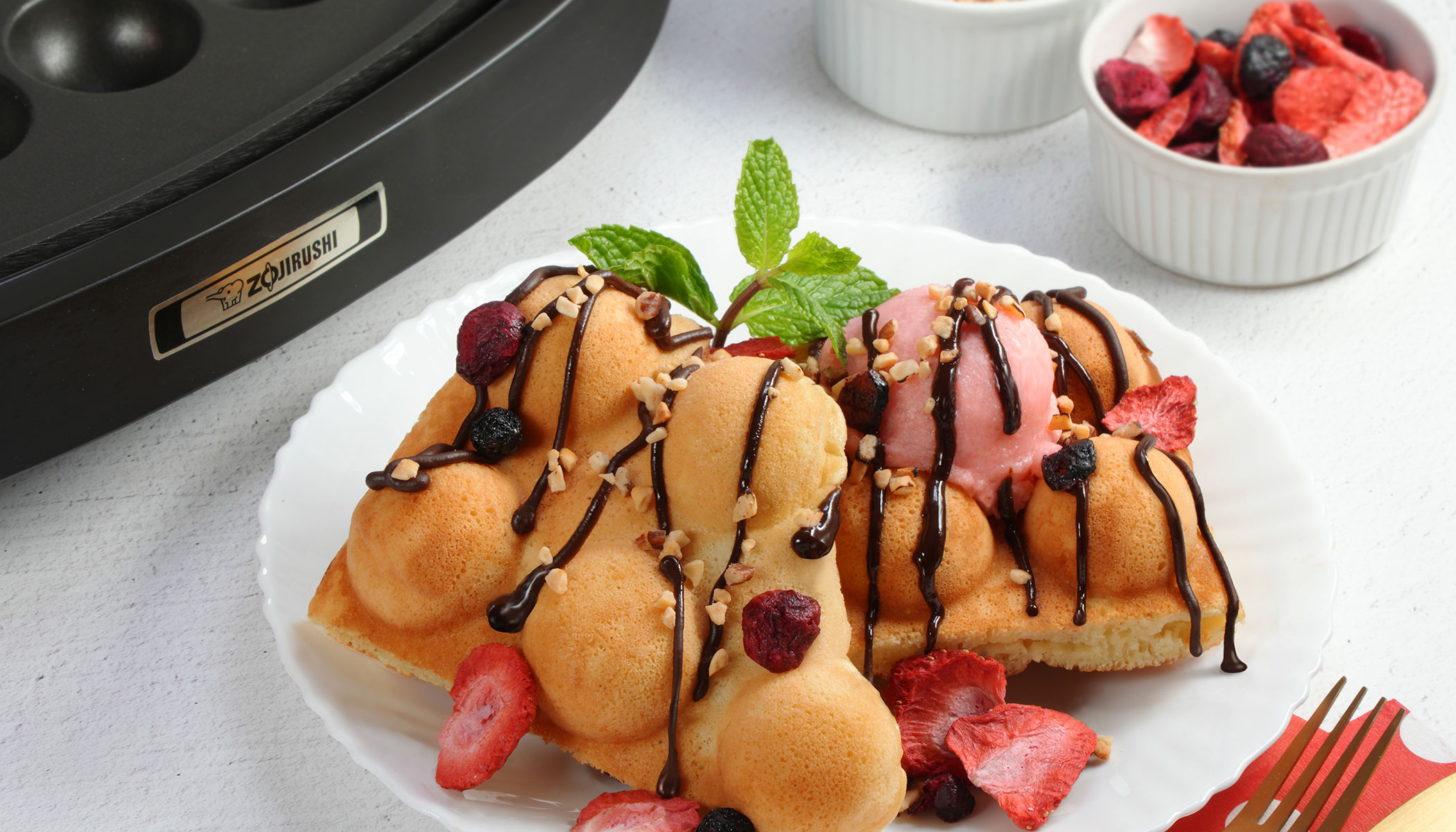 Zojirushi Recipe – Bubble Trouble Waffles
