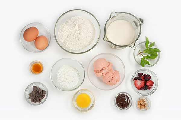 
            	Bubble Trouble Waffles  Ingredients
      	