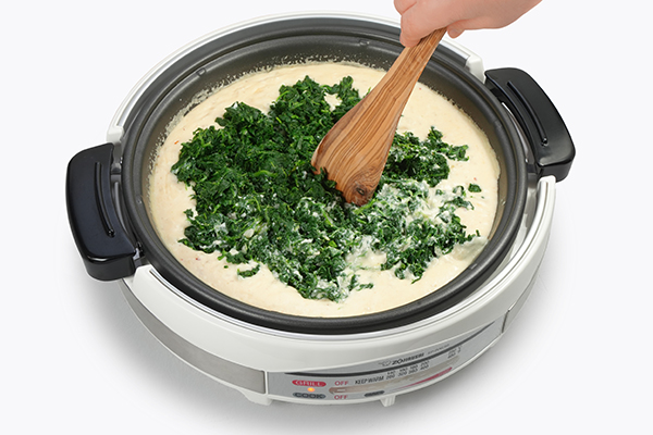 
              Spinach Maria Step 5
      	