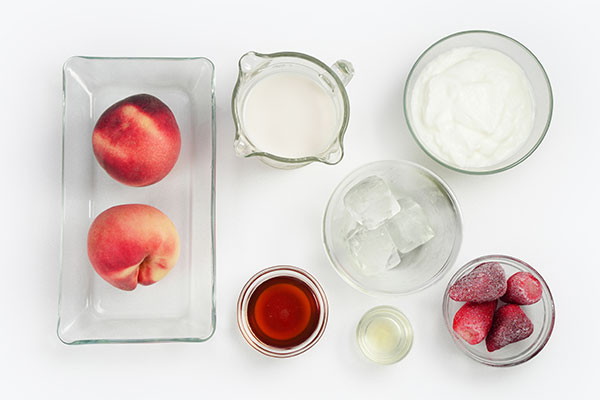 
            	Strawberry Peach Smoothie  Ingredients
      	