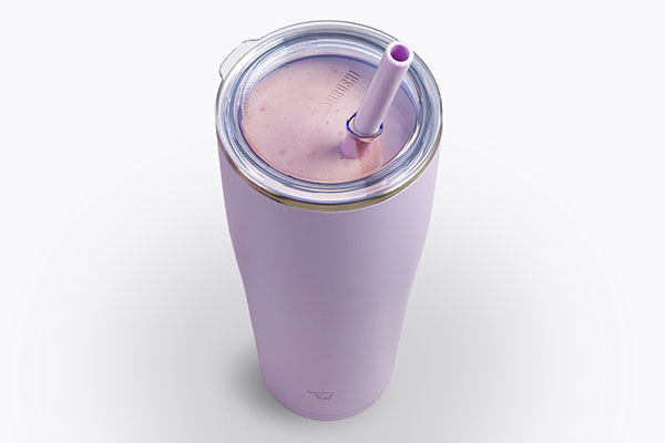 
              Strawberry Peach Smoothie Step 4
      	