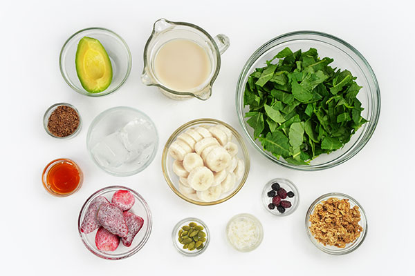 
            	Garden Green Smoothie Bowl  Ingredients
      	
