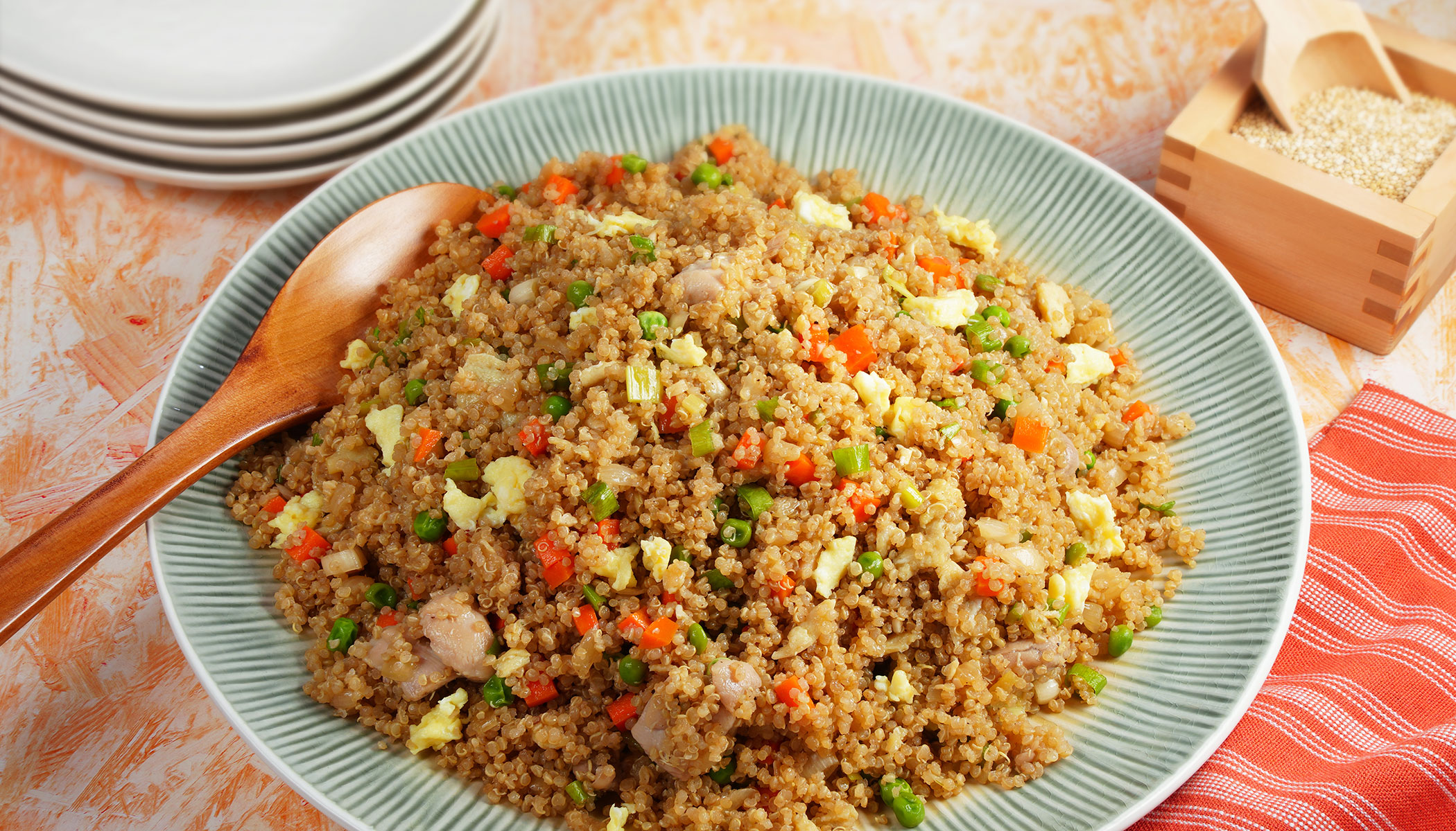 Zojirushi Recipe – Chicken Quinoa Fried Rice