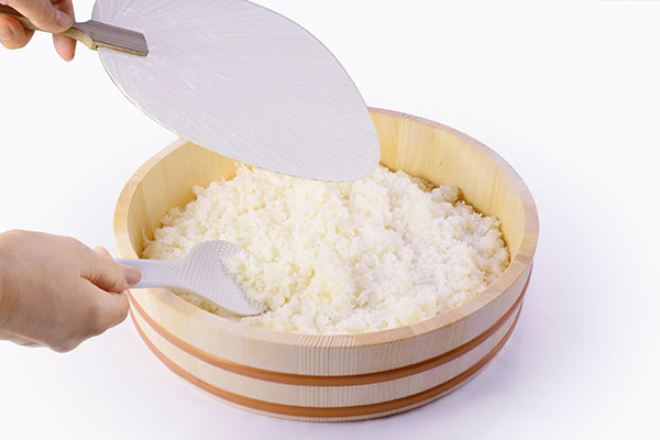 
              Sushi Rice Step 5
      	