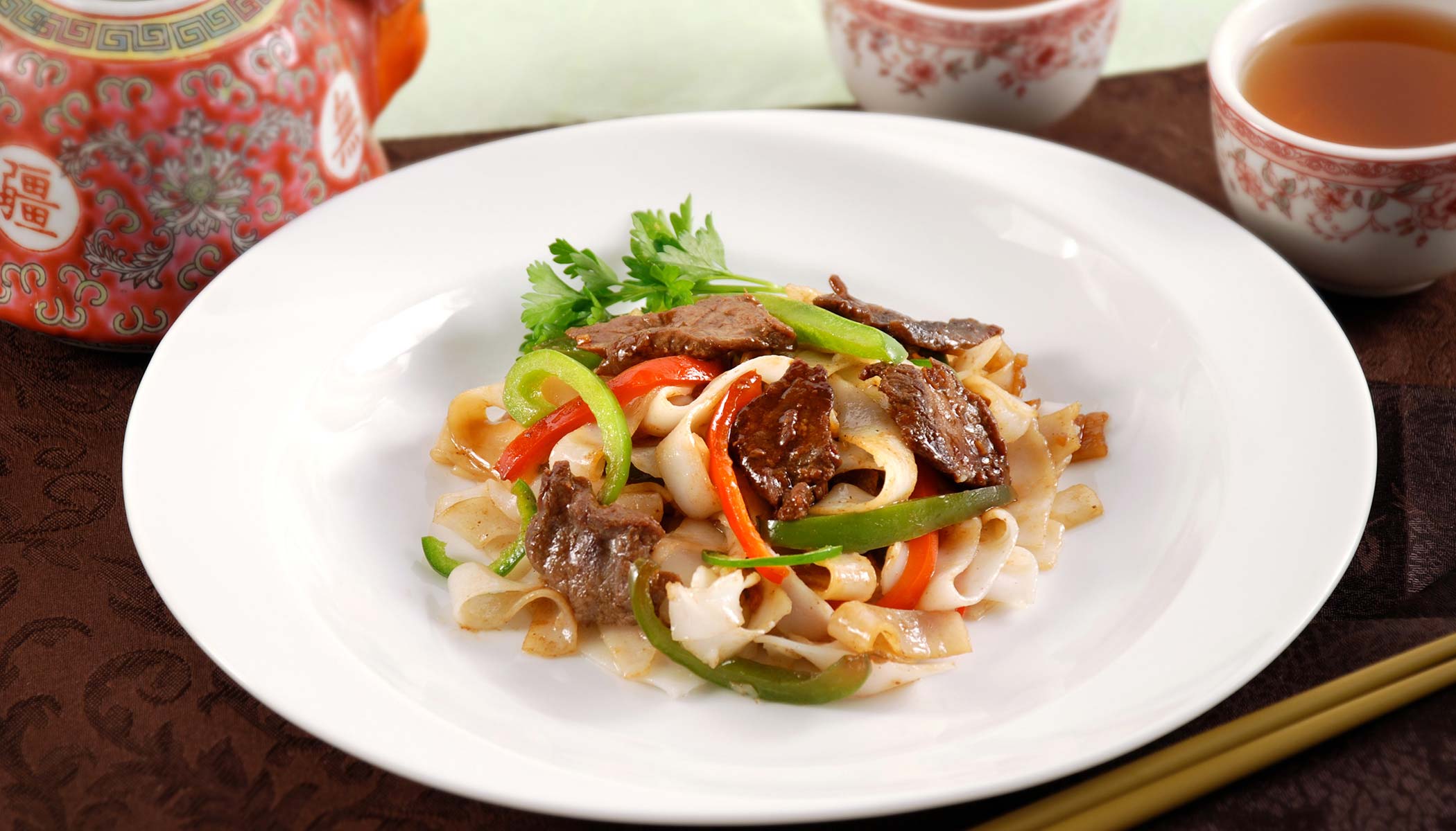 Zojirushi Recipe – Pepper Beef Chow Fun (Rice Noodles)