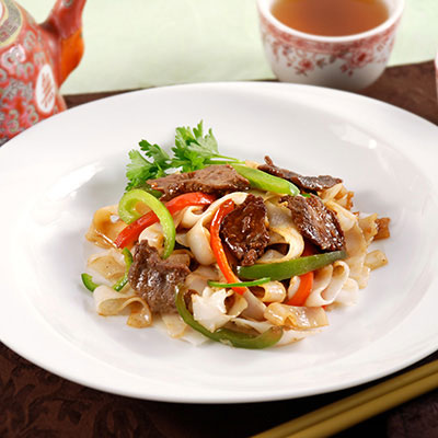 Zojirushi Recipe – Pepper Beef Chow Fun (Rice Noodles)