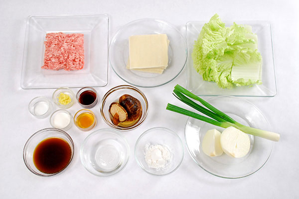 
            	Chinese Pork Dumplings  Ingredients
      	