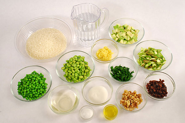 
            	Green Vegetable Sushi  Ingredients
      	