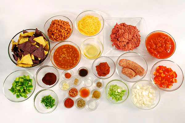 
            	Hearty Slow-Cooked Chili  Ingredients
      	