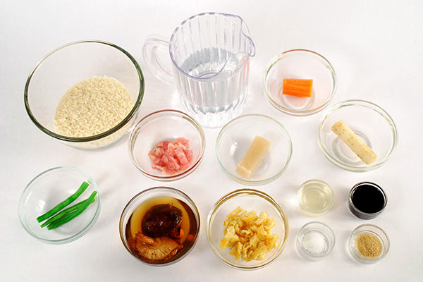 
            	<i>Takikomi-Gohan</i> (Mixed Rice)  Ingredients
      	