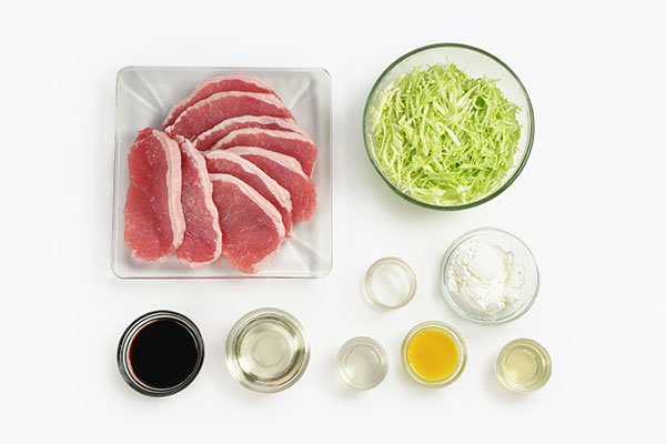 
            	Ginger Pork (Japanese <i>Shoga-Yaki</i>)  Ingredients
      	