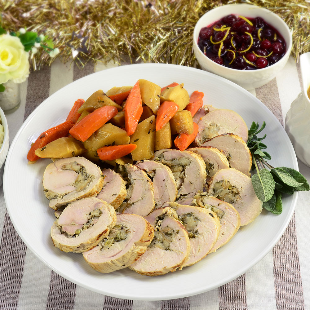 Rolled Stuffed Turkey Breast