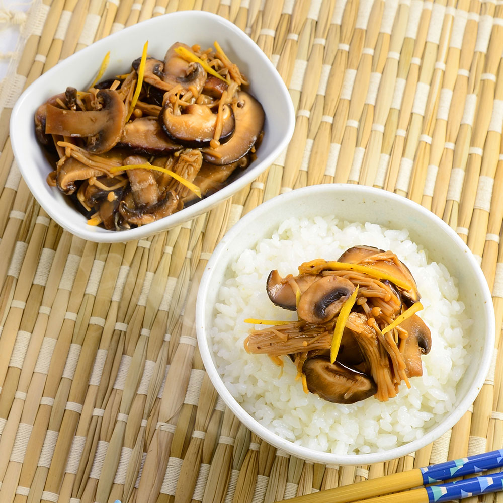 Kinoko no Tsukudani (Mushroom Rice Topping)