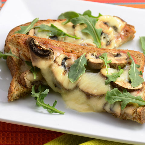 Mushroom Pizza Toast