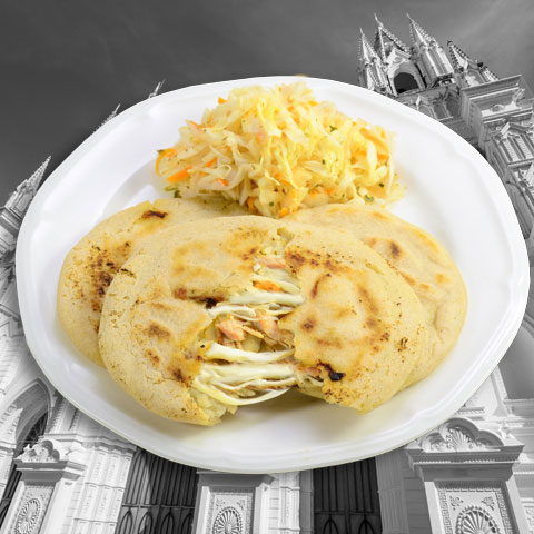 Pupusa + Chicharrón