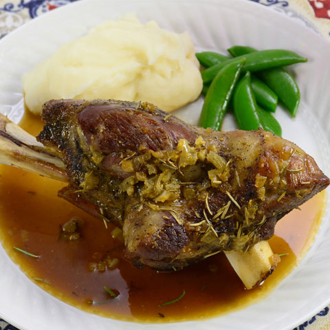 Roasted Lamb Shanks