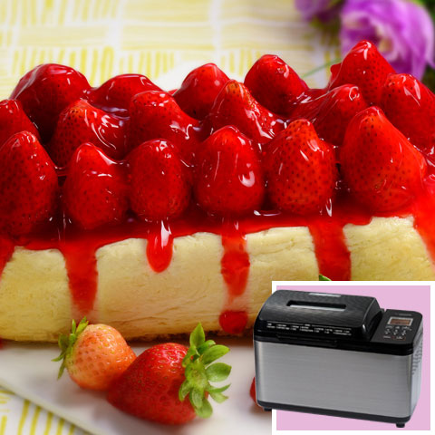 Breadmaker ＋ Strawberry Cheesecake Recipe