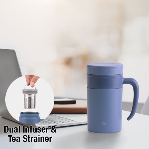 Stainless Tea Tumbler with Handle / SE-KAE48