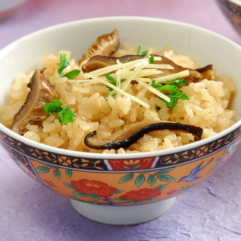 Shiitake Gohan (Mushroom Mixed Rice)