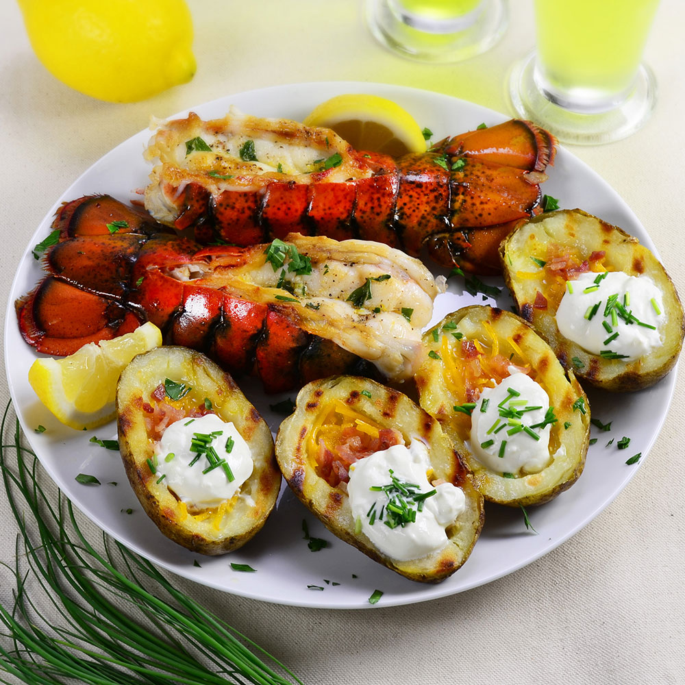 Fancy Grilled Lobster Tails