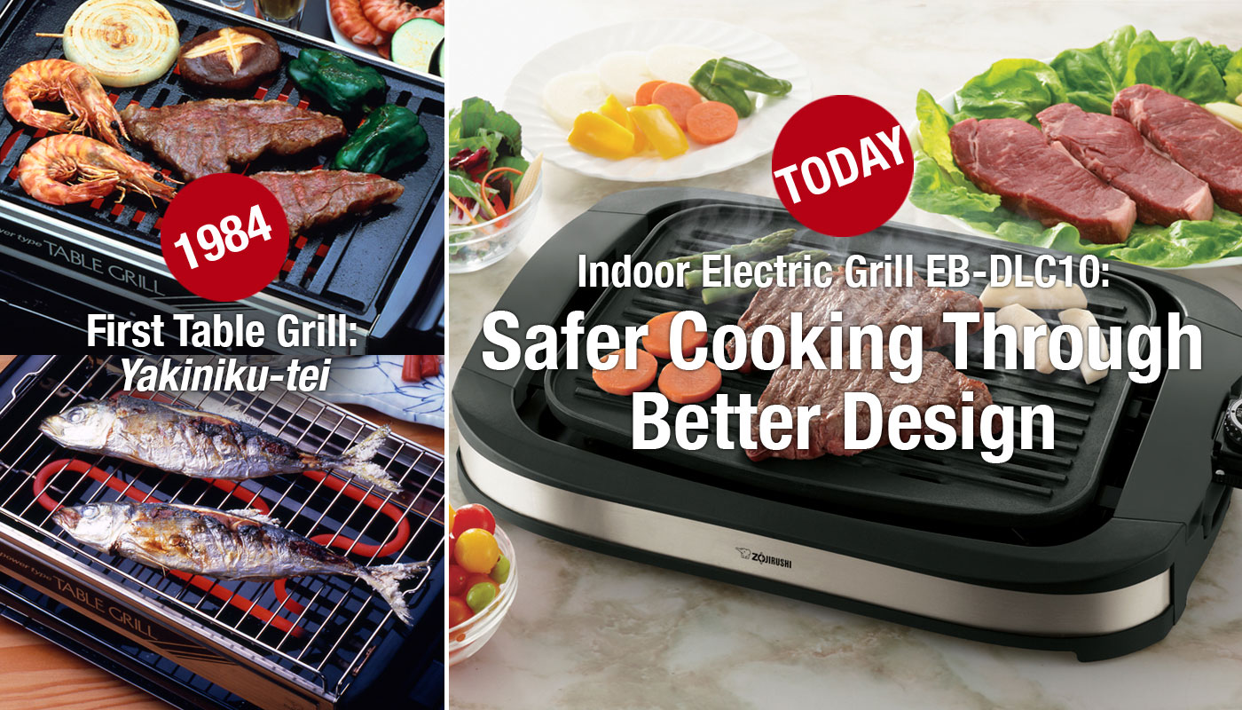 Zojirushi EB-DLC10 Indoor Electric Grill Stainless Black