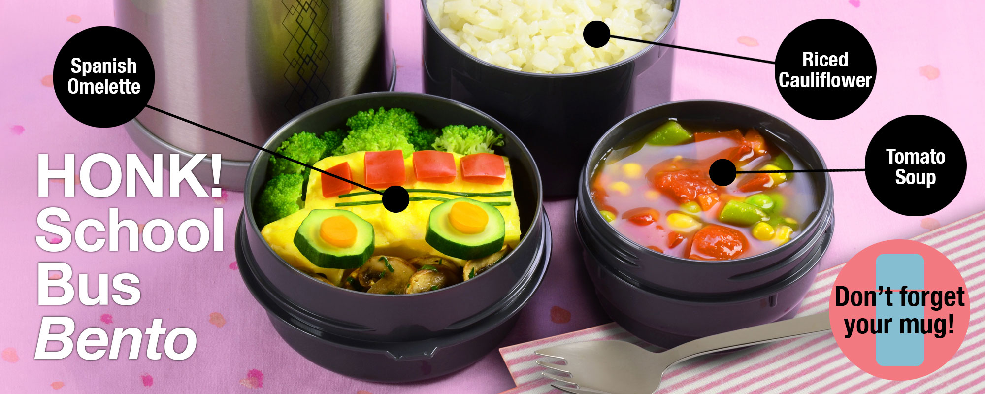 HONK! School Bus Bento