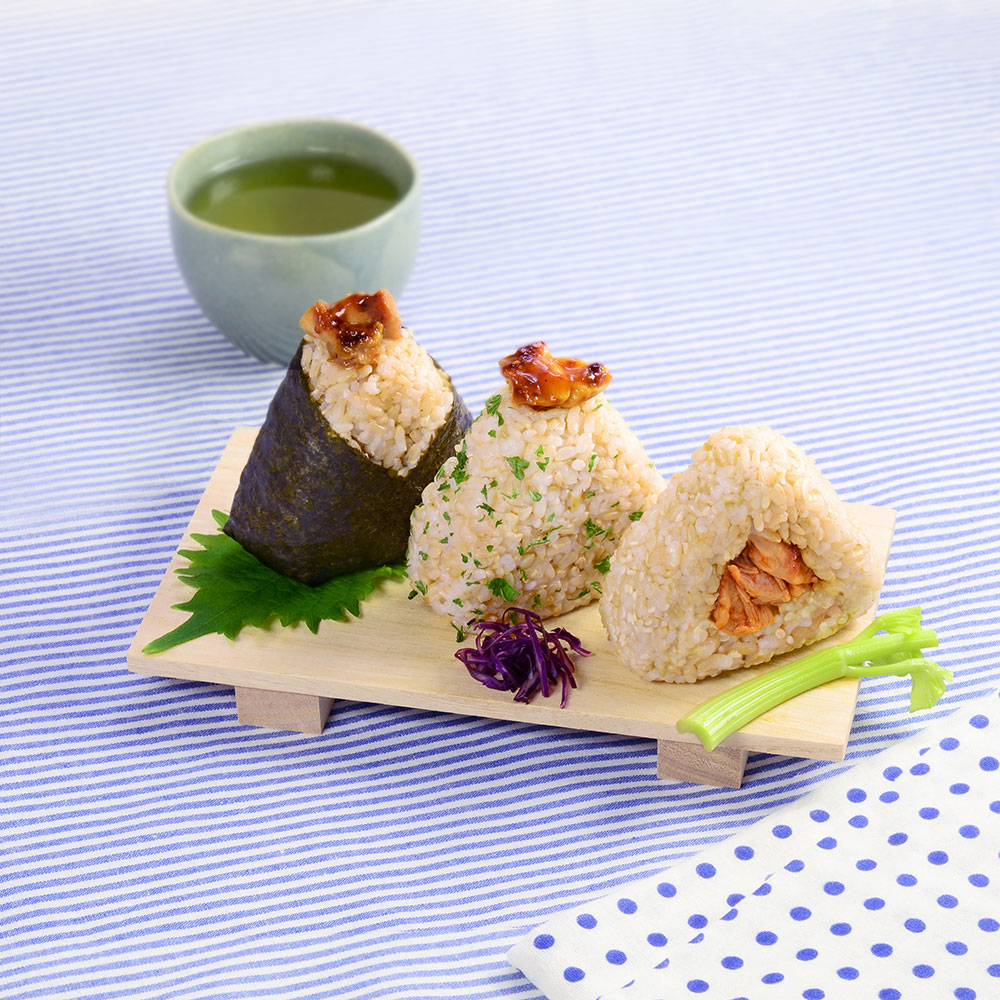 Triple Flavor Chicken Onigiri