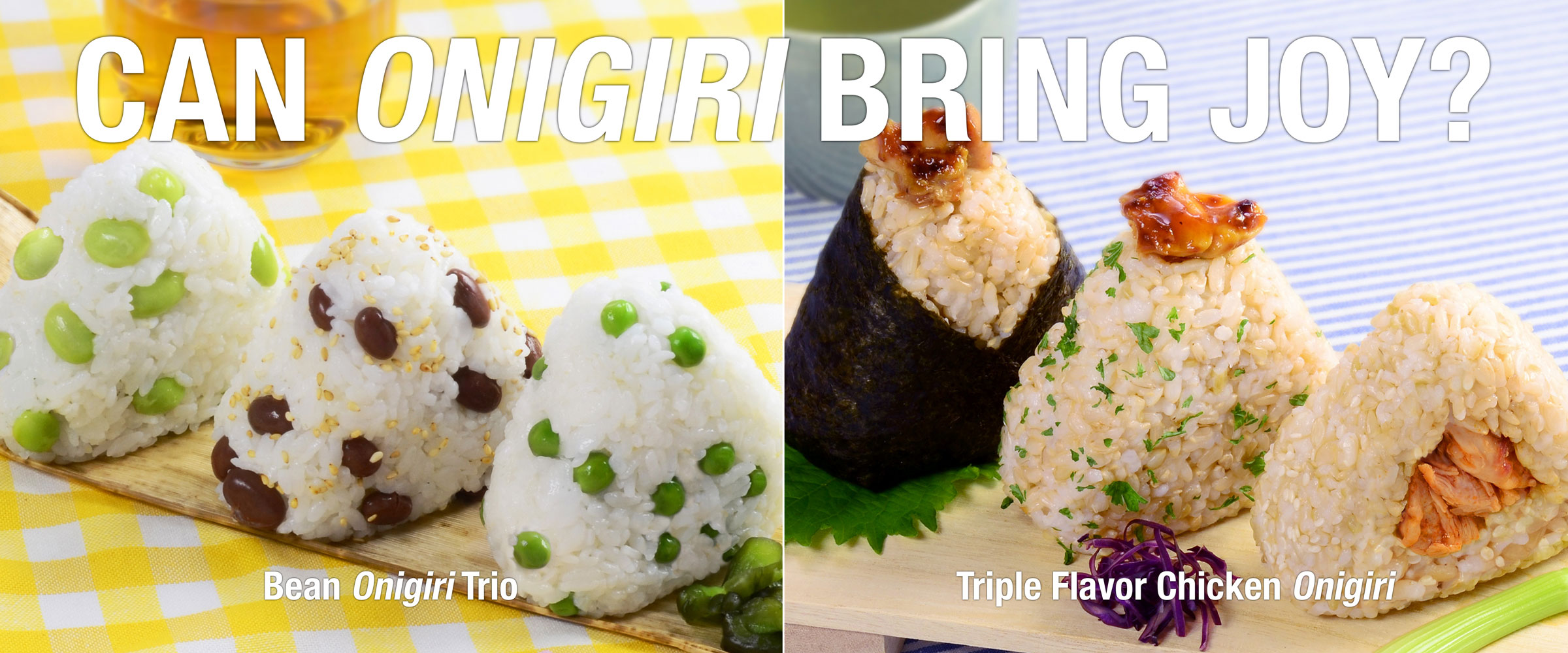 Trio Of Halloween Onigiri Recipe