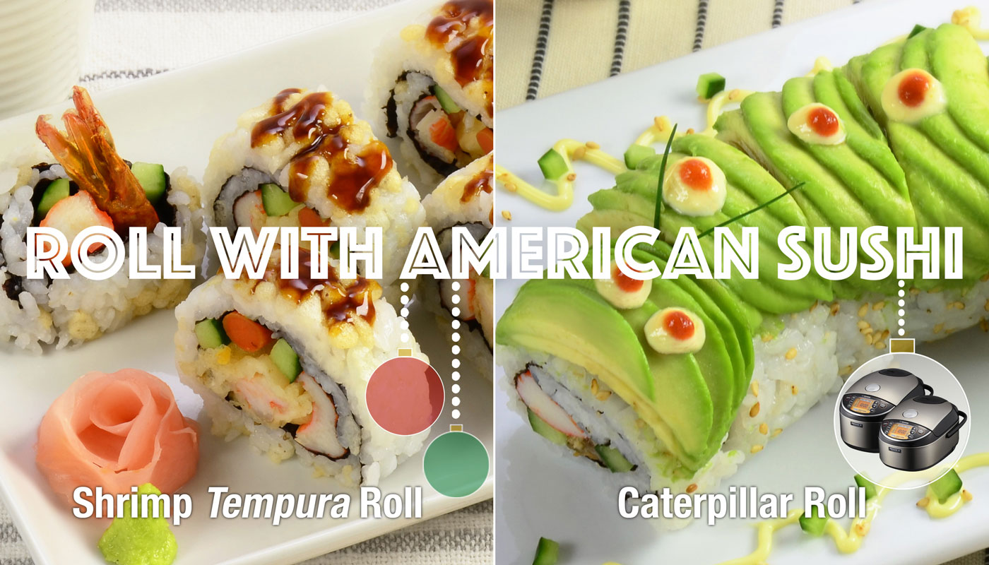 ROLL WITH AMERICAN SUSHI